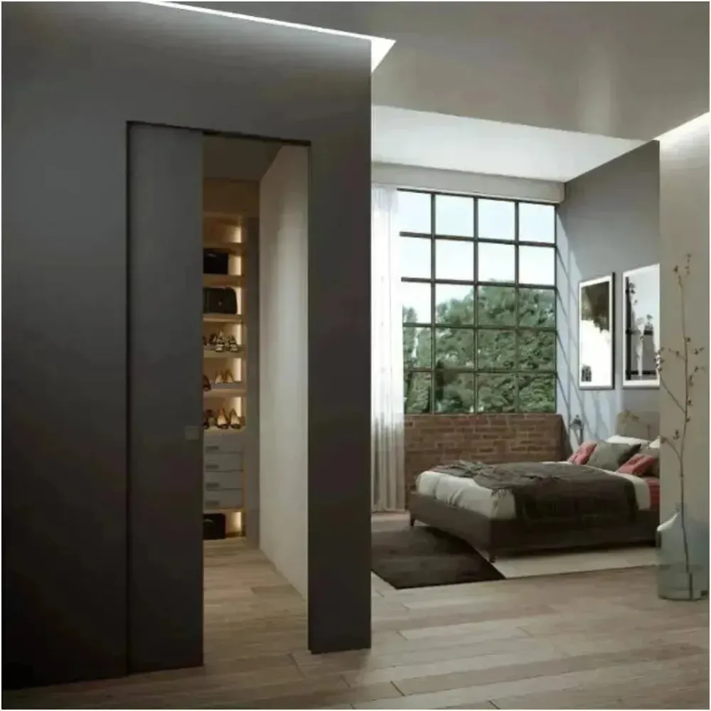 Contre chassis galandage pour portes coulissantes encastrée 1P 700/2100/105 SCIRIGNO -Made ITALY-