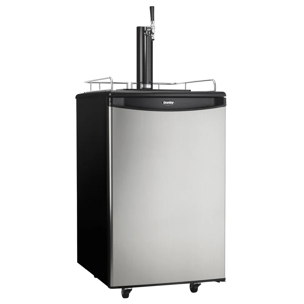 Danby Refroidisseur autoportant de fûts à robinet distinctif de 5,4 pi. cu. DKC054A1BSLDB