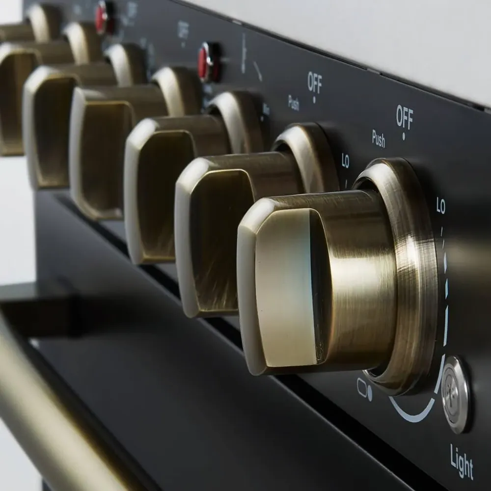 Forno Cuisinière autoportante électrique de 30 pouces avec technologie convection véritable européenne FFSEL6011-30BLK