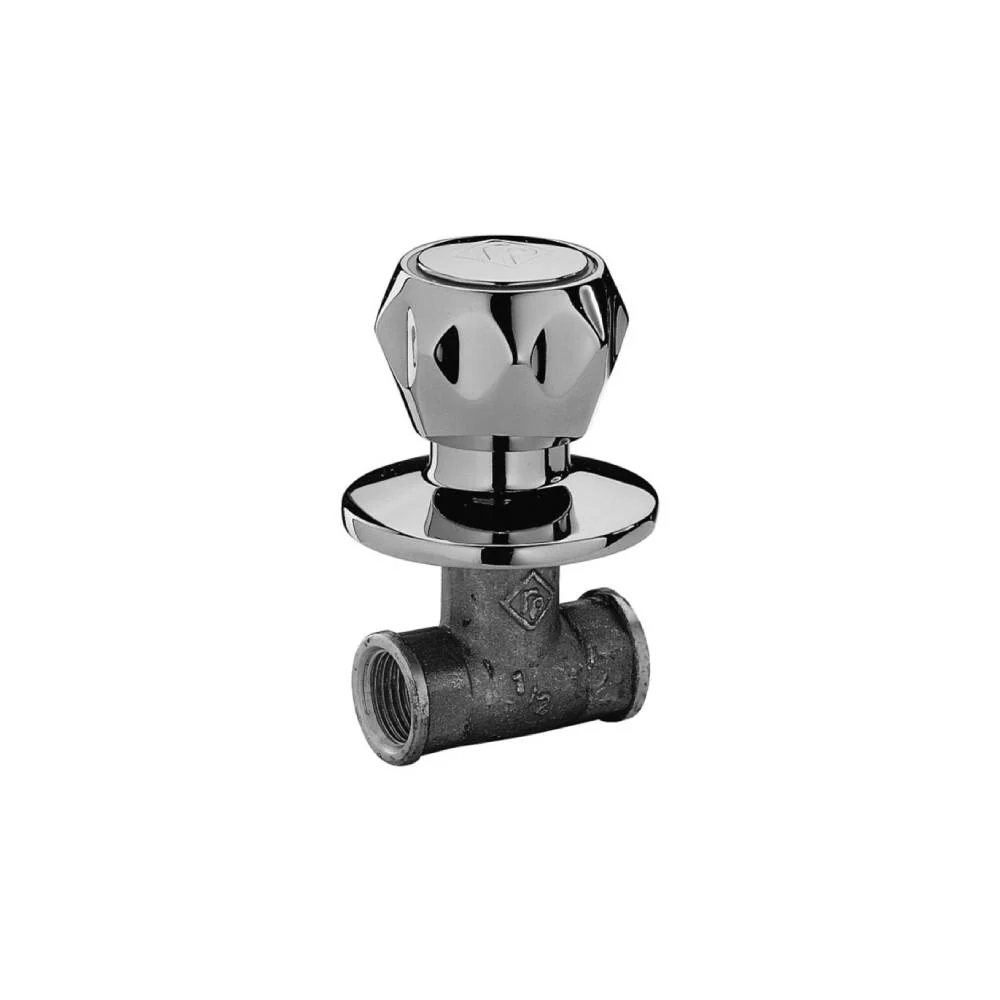 Robinet encastré douche série Danubio modèle DA010CR acier chromé Paffoni