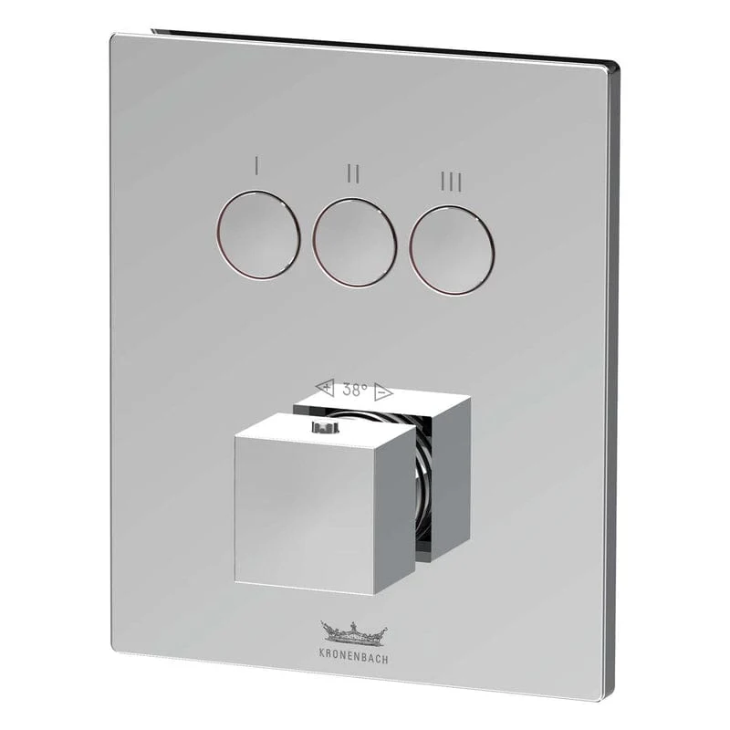 Thermostat intelligent à encastrer KRONENBACH 2 ou 3 sorties