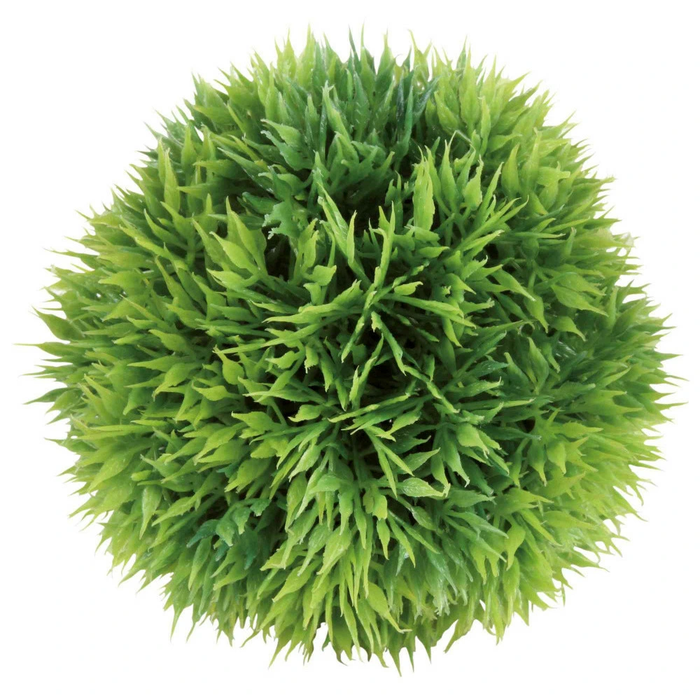 Mitigeur Balle de mousse pour aquariums , ø 13 cm . Forme de plante