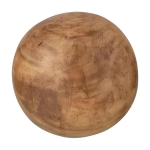 Professionnel Haute Qualité Balle Déco "Wood Paulownia" 20cm Marron