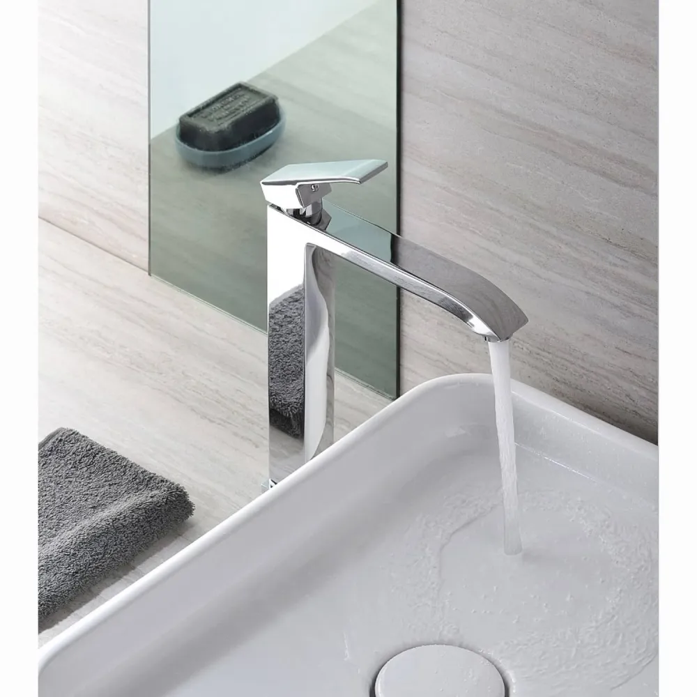 Flexible Mitigeur lavabo série Level code LES085CR Chromé Paffoni