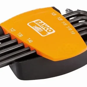 Jeu de tournevis coudés Bahco 8 pièces Torx-TTX bruni allongé BE-8675 acheter à bas prix avec Filetage Universel