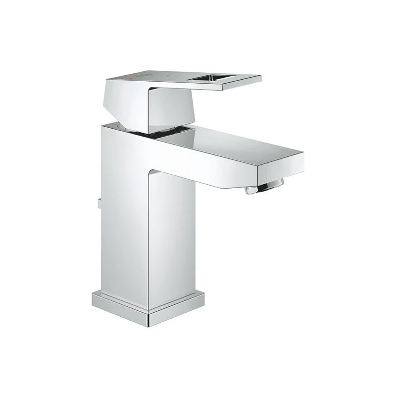 Mitigeur lavabo EUROCUBE GROHE 2339000E - bec bas - taille S - acier chromé