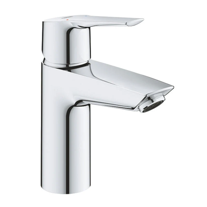 Mitigeur lavabo START GROHE 23550002 FastFixation - bec droit - taille S - acier chromé