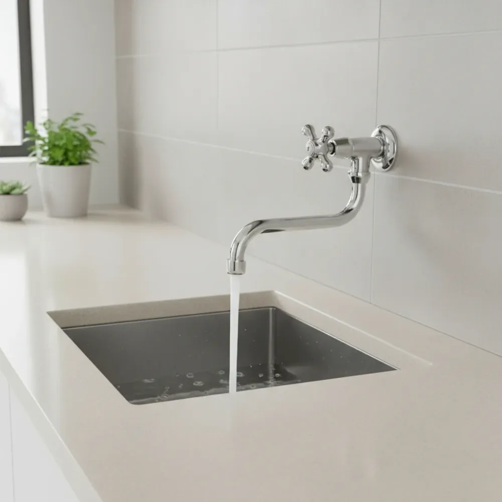 Soupape Robinet à rotule avec bec orientable Paffoni Série Iris – Chromé