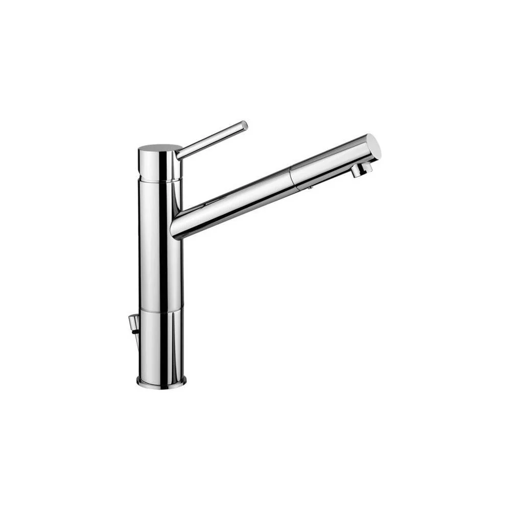 VERSIONE OUTLET - Mitigeur lavabo bec prolongé avec rallonge série Birillo chromé de Paffoni