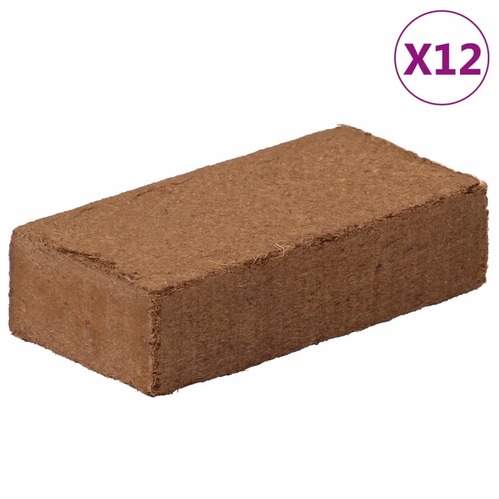 Blocs de noix de coco 12 pcs 650 g chacun 7,8 kg au total avec Garantie 2 Ans