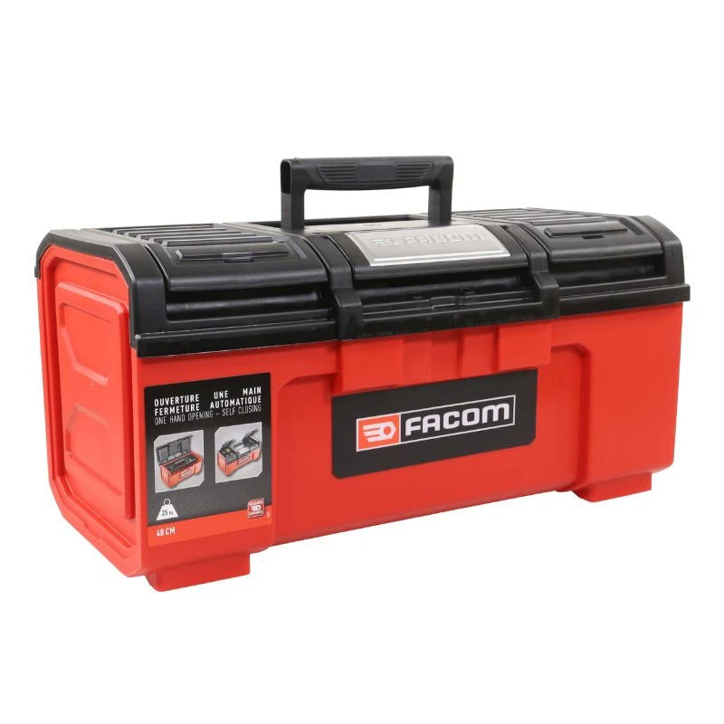 Rangement Murale Boîte à outils plastique 19'' FACOM BP.C19NPB - Fermeture automatique