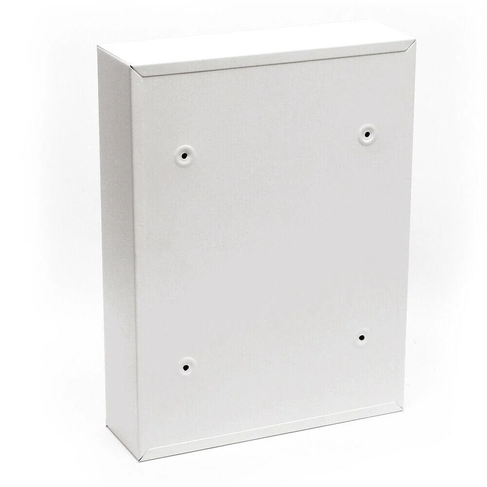 Haute Sécurité Boite aux lettres design murale courrier acier galvanisé 26 x 8,5 x 35 cm blanc 16_0000073