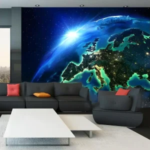 Pinceau à encoller Papier peint intissé Paysages Blue Planet : Taille - 200 x 140 cm