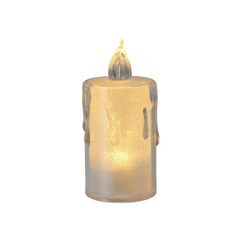 Bougie LED blanc brûlant