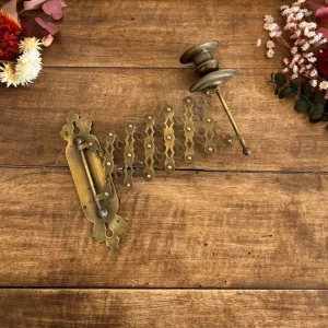 Lampe à lave Bougeoir de piano dépliant en laiton