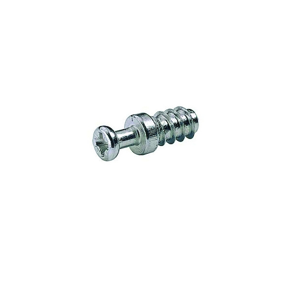 Acier Inoxydable Goujon acier zingué pour ferrure d'assemblage pour meuble DU - D5 mm - visser - T 6,7 mm - HETTICH