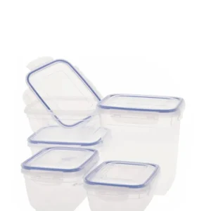Kitchen Life 5 Piece Storage Container Set - Diaphane