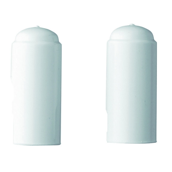 Pied réglable pour meuble Cache contemporain femelle pour fiche GC818P - blanc - 15 mm - OTLAV