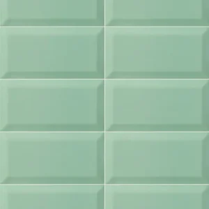 Bissel Emerald 10x20 - Carrelage mural vert émeraude brillant style Metro