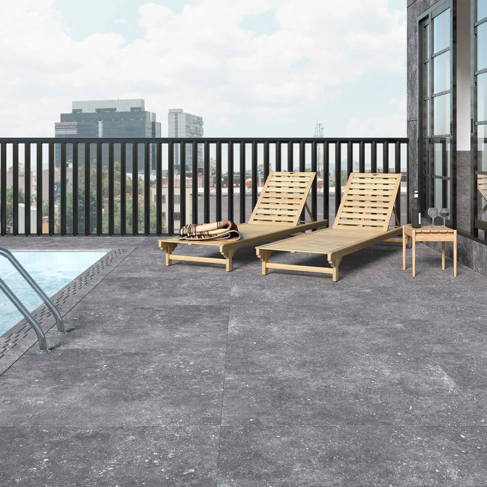 Carrelage Extérieur Grainstone 60x60 Effet Pierre