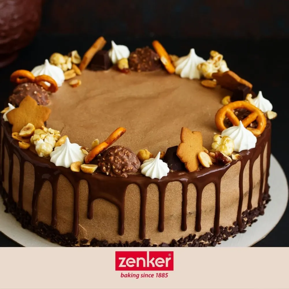 Moule à manqué à charnière 25 cm Zenker avec amortisseur intégré