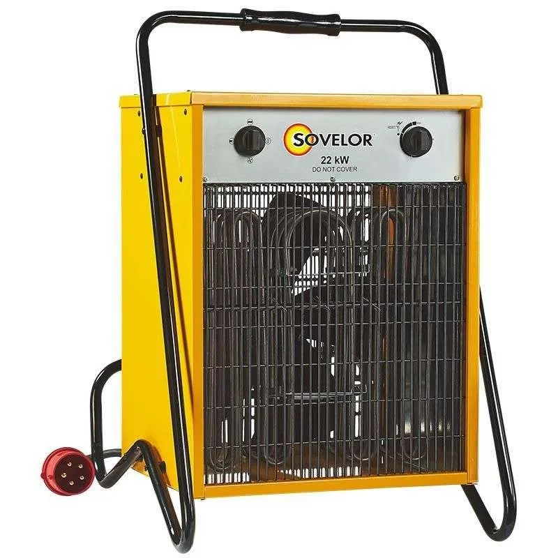 Certifié NF Chauffage mobile électrique SOVELOR C22 22 000W triphasé