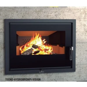Insert à bois TECNO-HYDROBRONPI VISION - 21/14 kw avec Garantie Constructeur