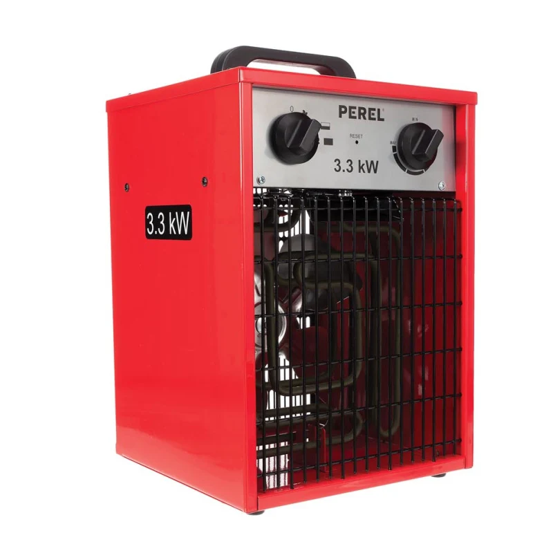 Chauffage soufflant PEREL TC78070N IP24 3300W avec Garantie Constructeur