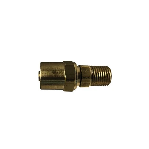1/4 Hose x 3/8 MNPTF Laiton Reusable Hose Swivel 07217-041006