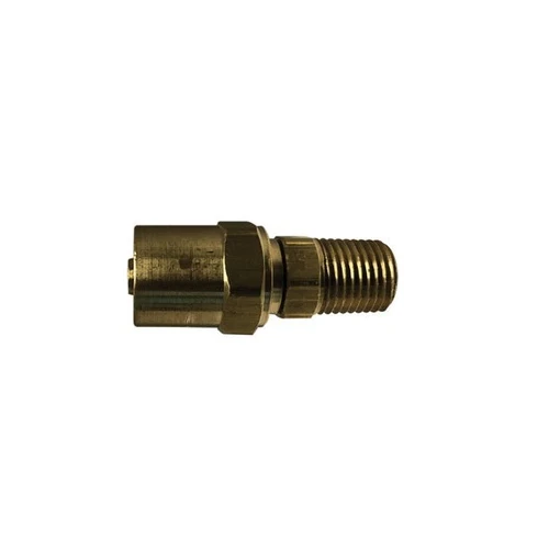 3/8 Hose x 1/2 MNPTF Laiton Reusable Hose Swivel 07217-061208