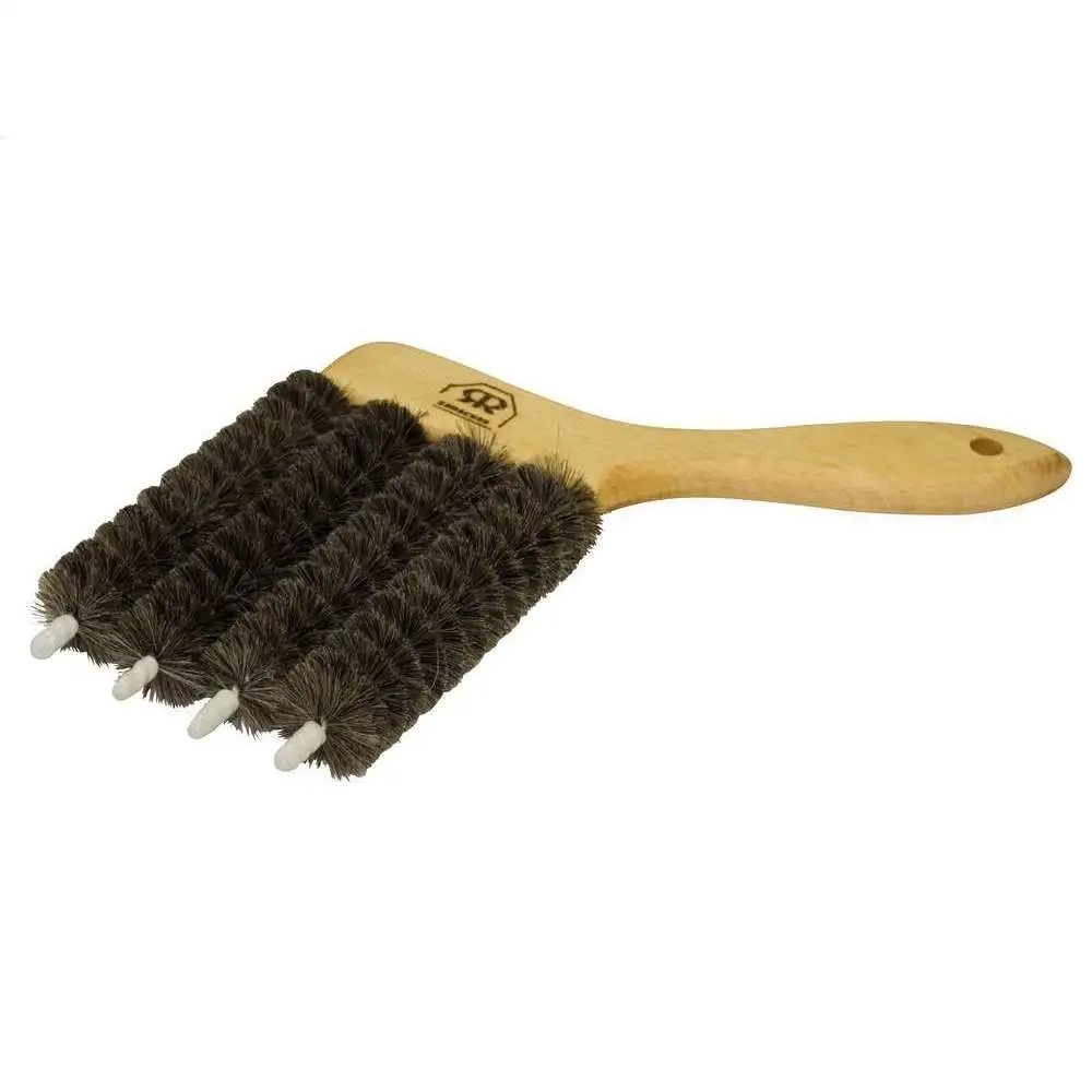 Goupillon pour stores, en poil de chèvre noir L. 12 cm Redecker | Charge 50 kg |