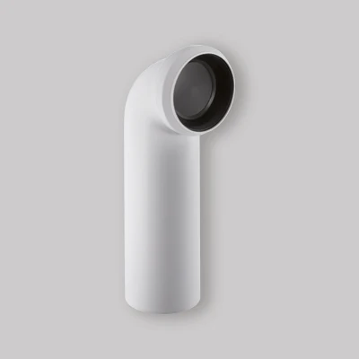 Projecteur LED haute baie Curva 90° Per Vaso Con Scarico Parete Bianca Ø 110