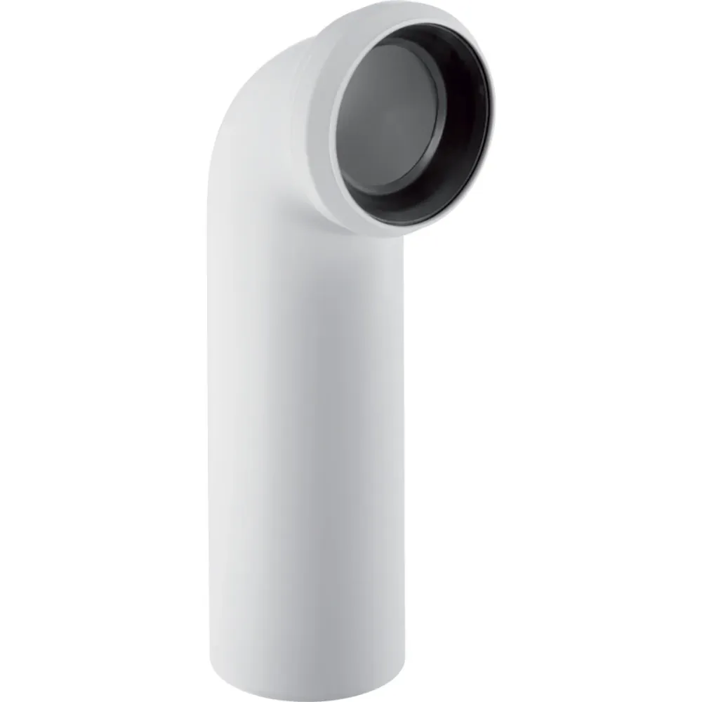 Projecteur LED haute baie Curva 90° Per Vaso Con Scarico Parete Bianca Ø 110