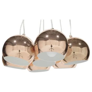 7 Light Cluster Pendant Lamp Cuivre rouge OLZA