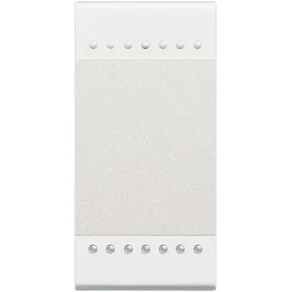 PULSANTE 1P NO 10A 250VAC LIVING LIGHT BIANCO BTICINO N4005N