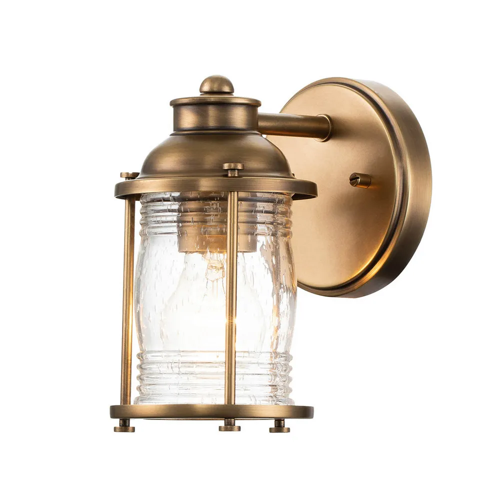 Applique salle bain Ashland Bay, 1 lampe, laiton pour salle de bain IP44
