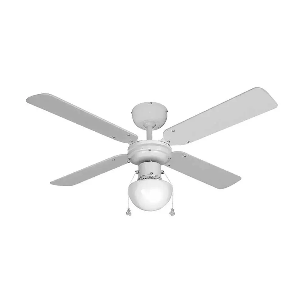 Ceiling Fan Light EDM Caribe Blanc pur 50 W