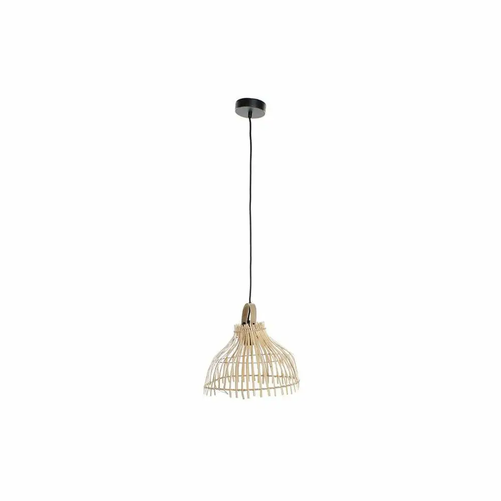 Ceiling Light DKD Home Decor Chocolat Rattan (30 x 30 x 26 cm)