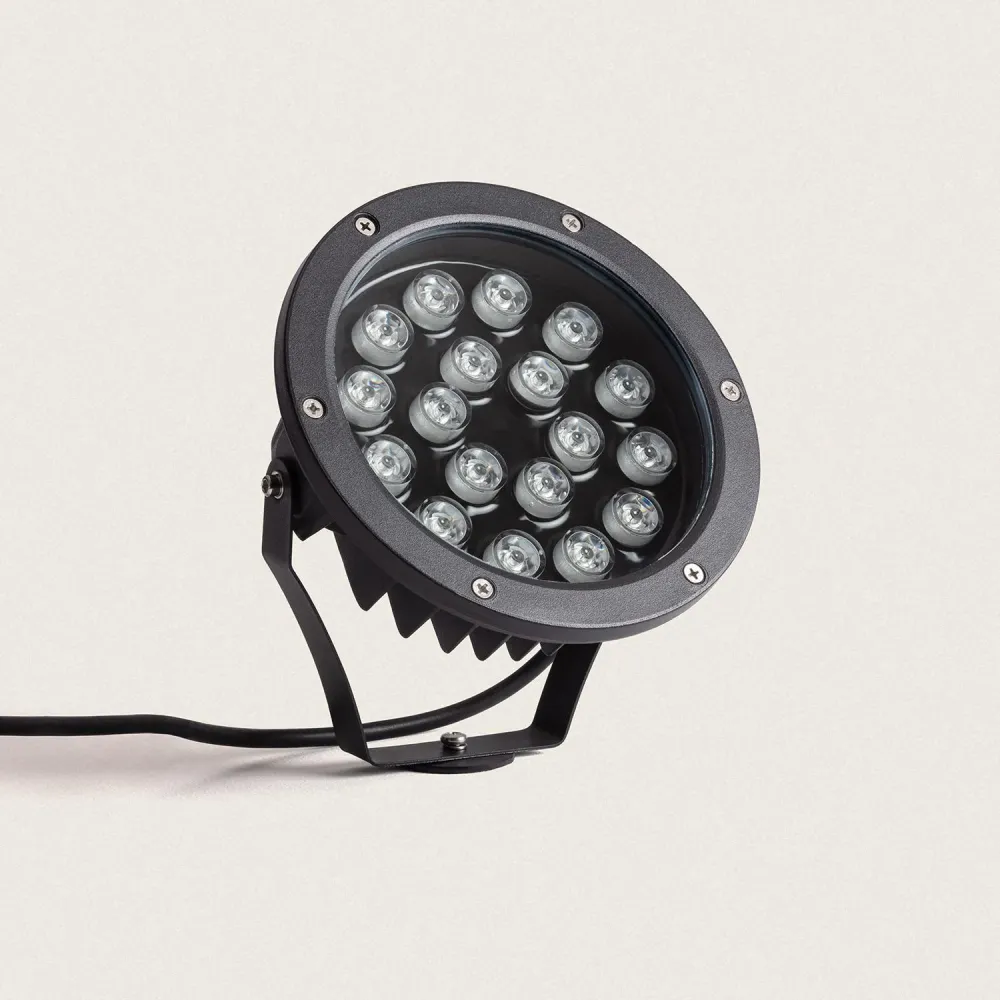 Projecteur LED extérieur 18W sur piquet, indice de protection IP67, Colmar