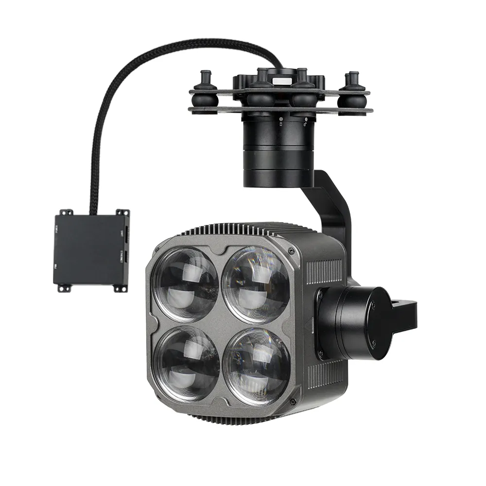 ViewPro L4 Pro - Projecteur éroporté à inclinaison panoramique à 3 axes, distance d'éclairage de 150 m, pour drone multi-r...