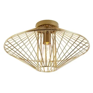 Rail d'Éclairage Plafonnier design doré - Zahra