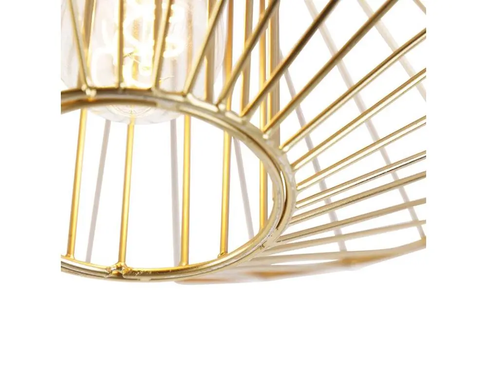 Rail d'Éclairage Plafonnier design doré - Zahra