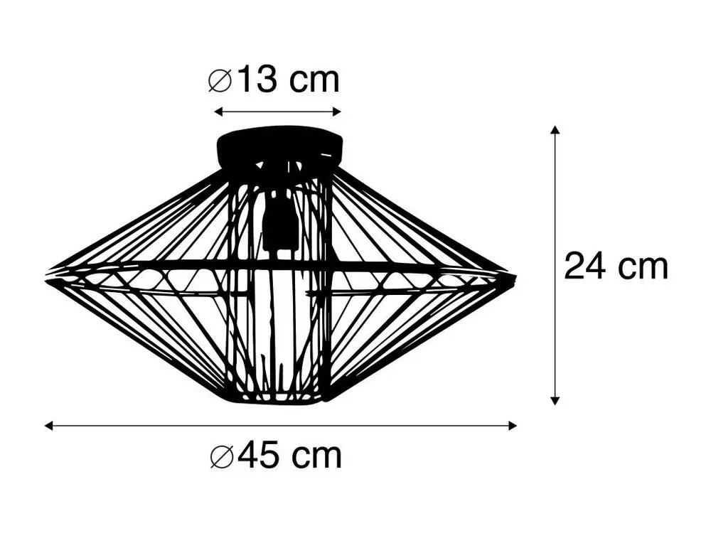 Rail d'Éclairage Plafonnier design doré - Zahra