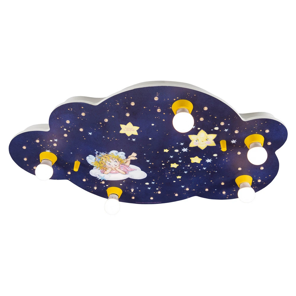 Ventilateur de Plafond Plafonnier nuage Lillifee ciel nocturne