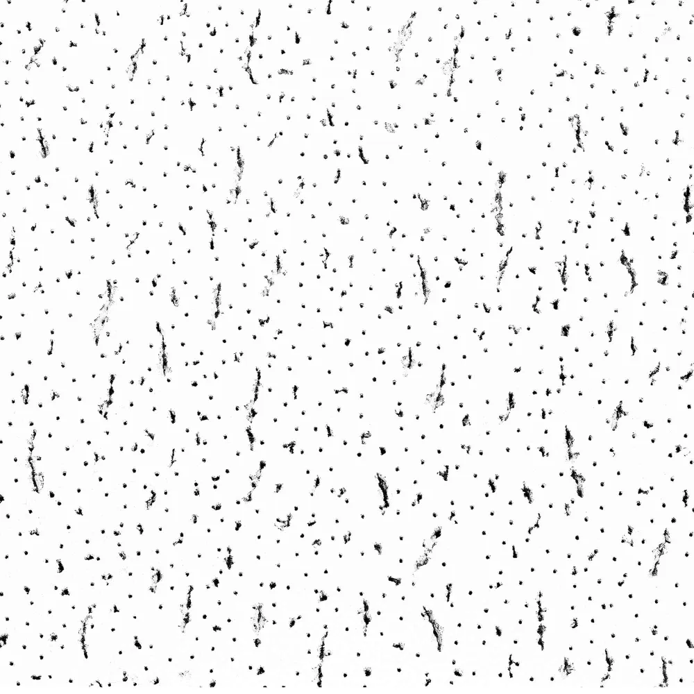 Tuiles de plafond Fissuré Directionnel (PFH-197), 24'' x 48'' pour sécurité périmétrique