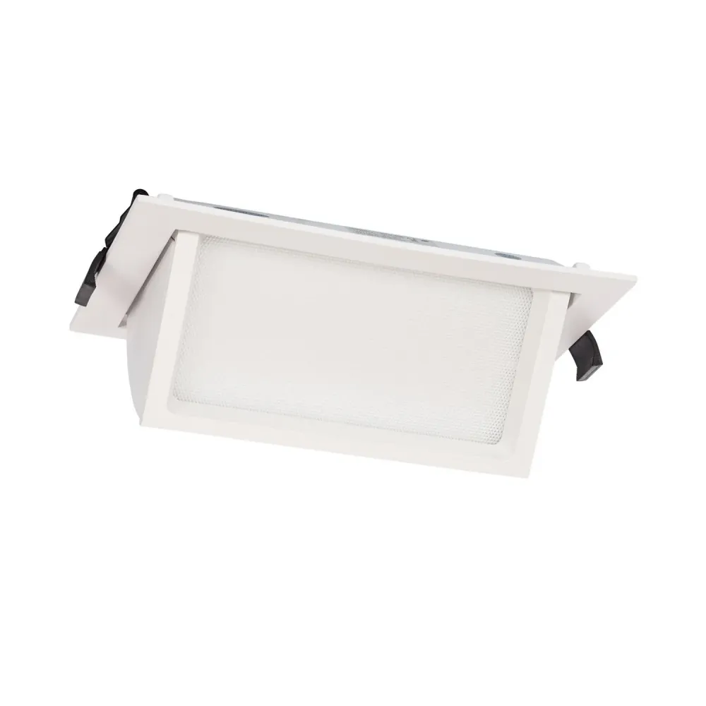 Projecteur encastré LED OSRAM 46W rectangle pivotant 120 lm/W LIFUD 210x125 mm