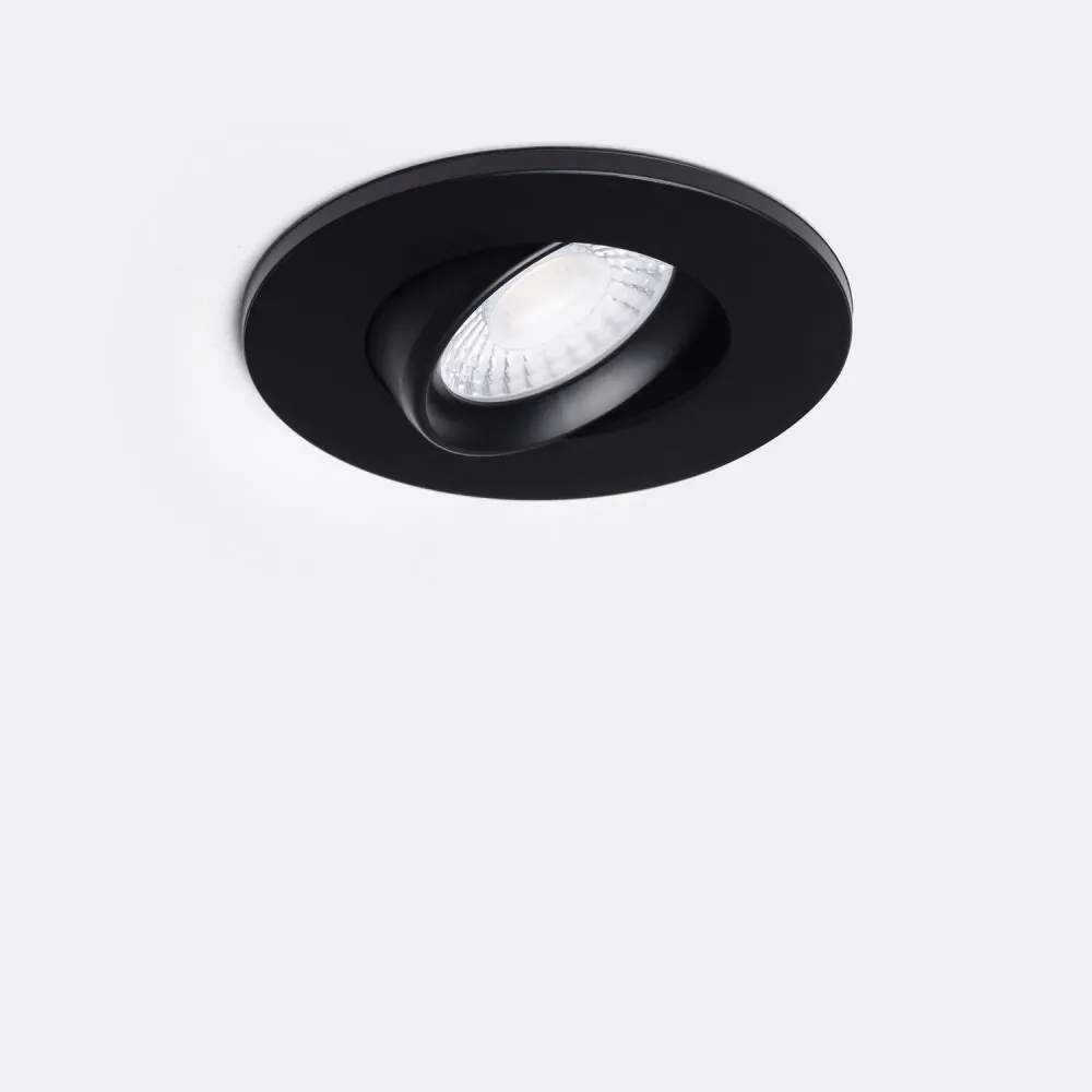 Projecteur encastrable LED ignifuge rond 5-8W dimmable IP65 ajustable coupe 65 mm