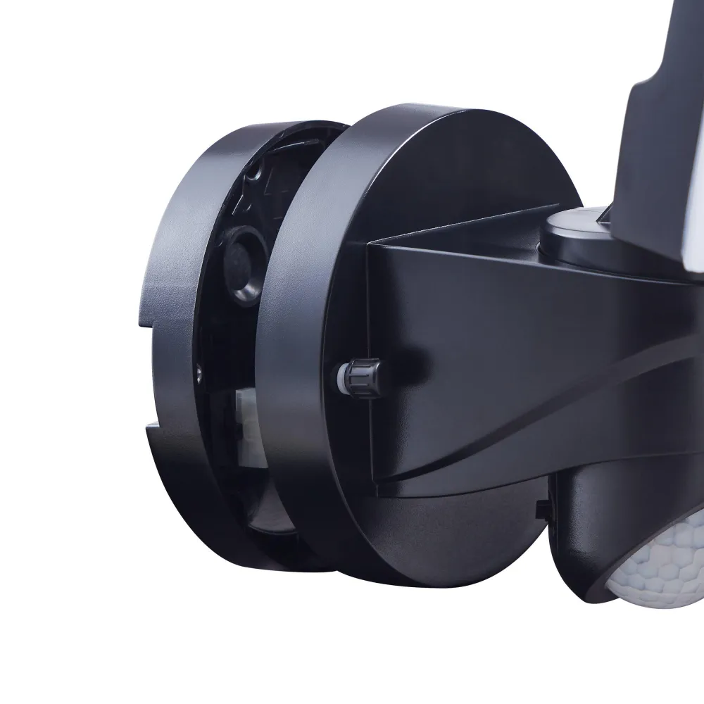 Applique à variateur Applique extérieure plastique noir PAGINO H26,5CM LED INT 1X11,5W