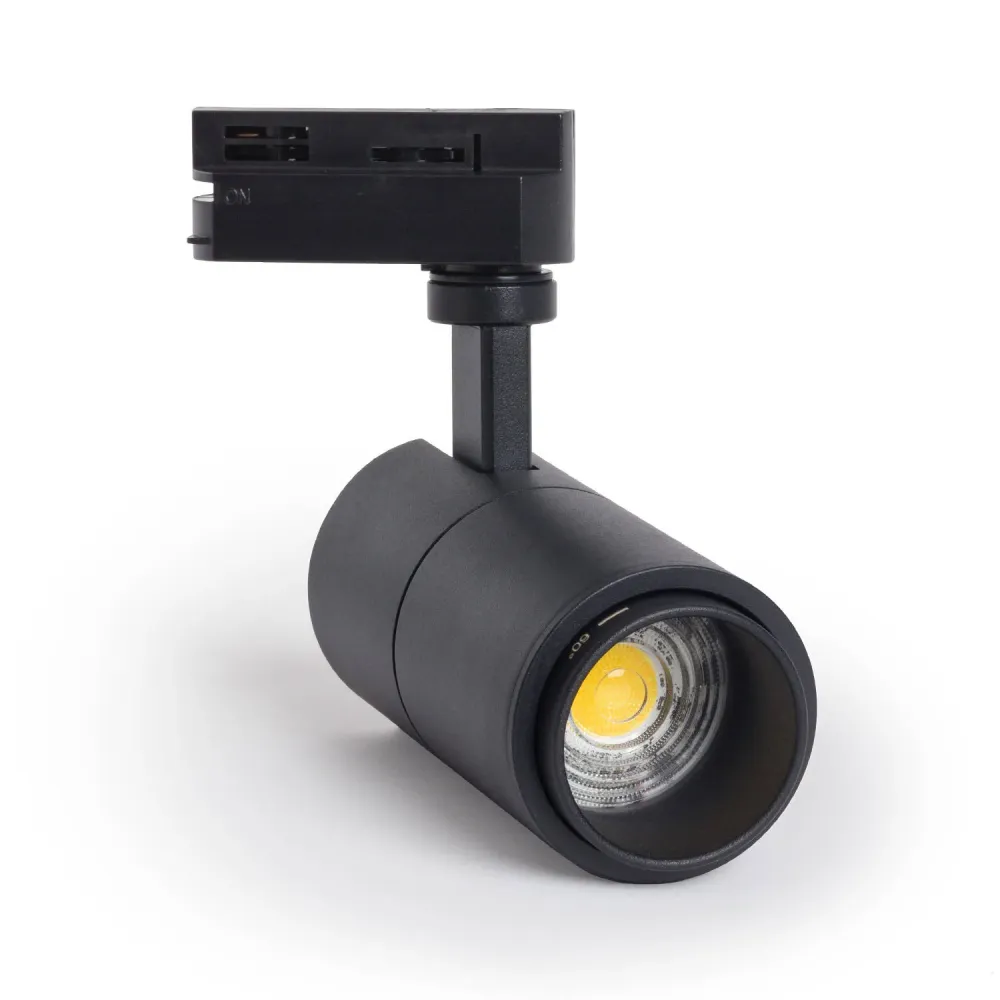 Éclairage LED Haute Luminosité Projecteur LED à rail monophasé 10W Pulyx ajustable CCT angle variable 15-60º