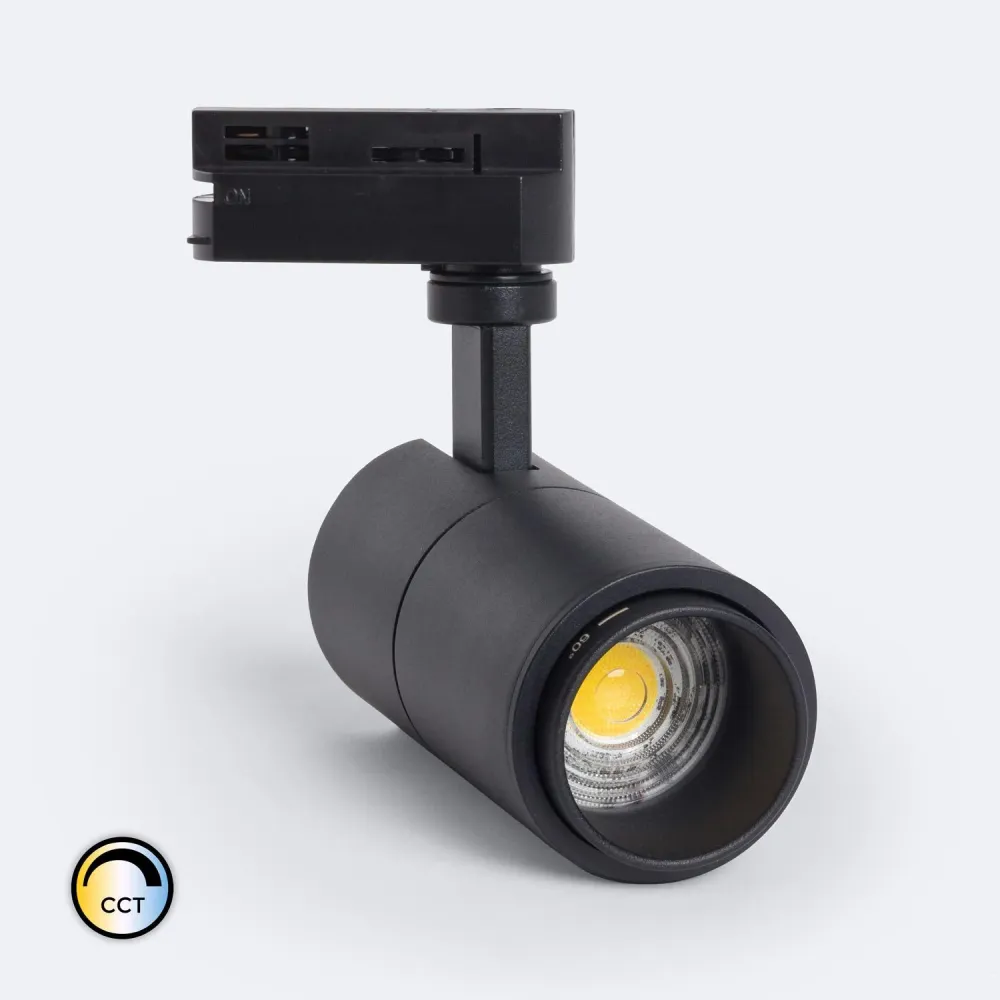 Éclairage LED Haute Luminosité Projecteur LED à rail monophasé 10W Pulyx ajustable CCT angle variable 15-60º